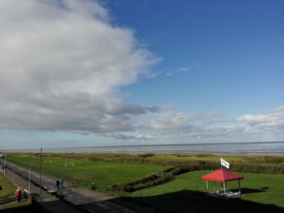 180° Panoramameerblick - Ferienwohnung Sandkorn Cuxhaven Eksteriør billede